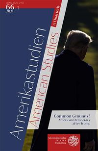 Buchcover „Common Grounds? American Democracy after Trump“